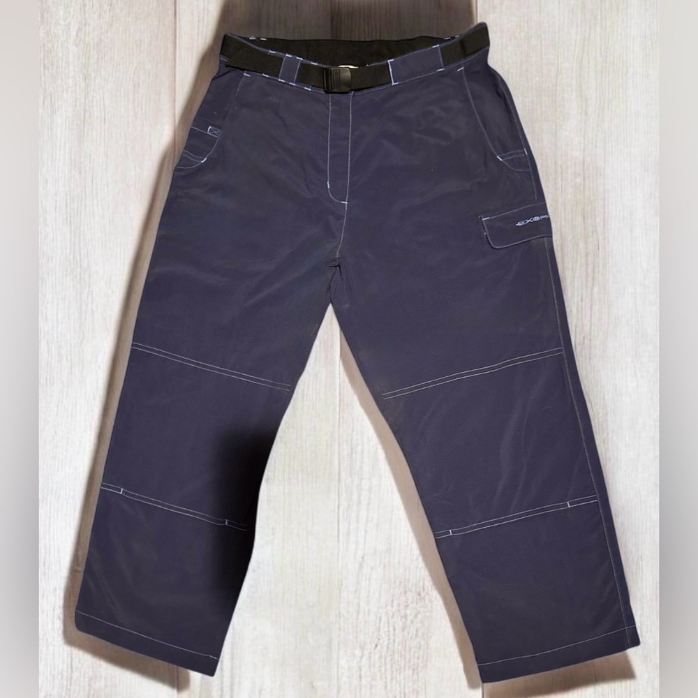 Exofficio Ankle Pants Women Navy Blue Size Small